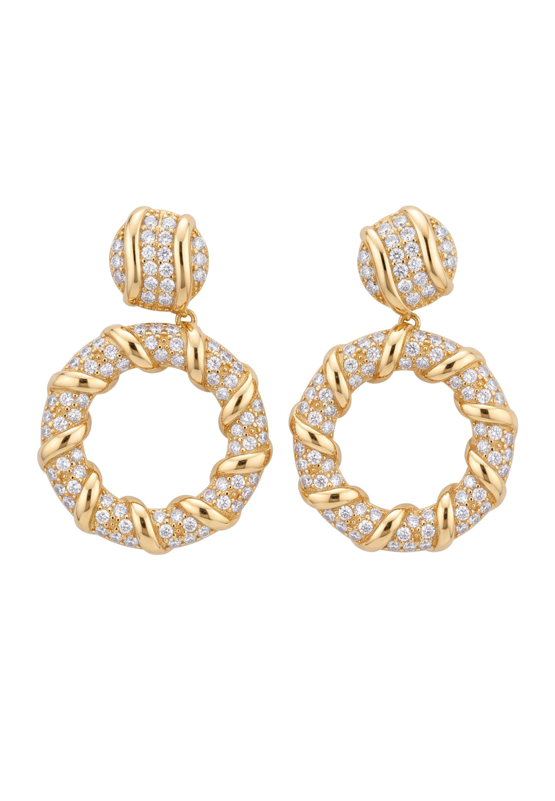 Chantilly Drop Earrings Gold-0
