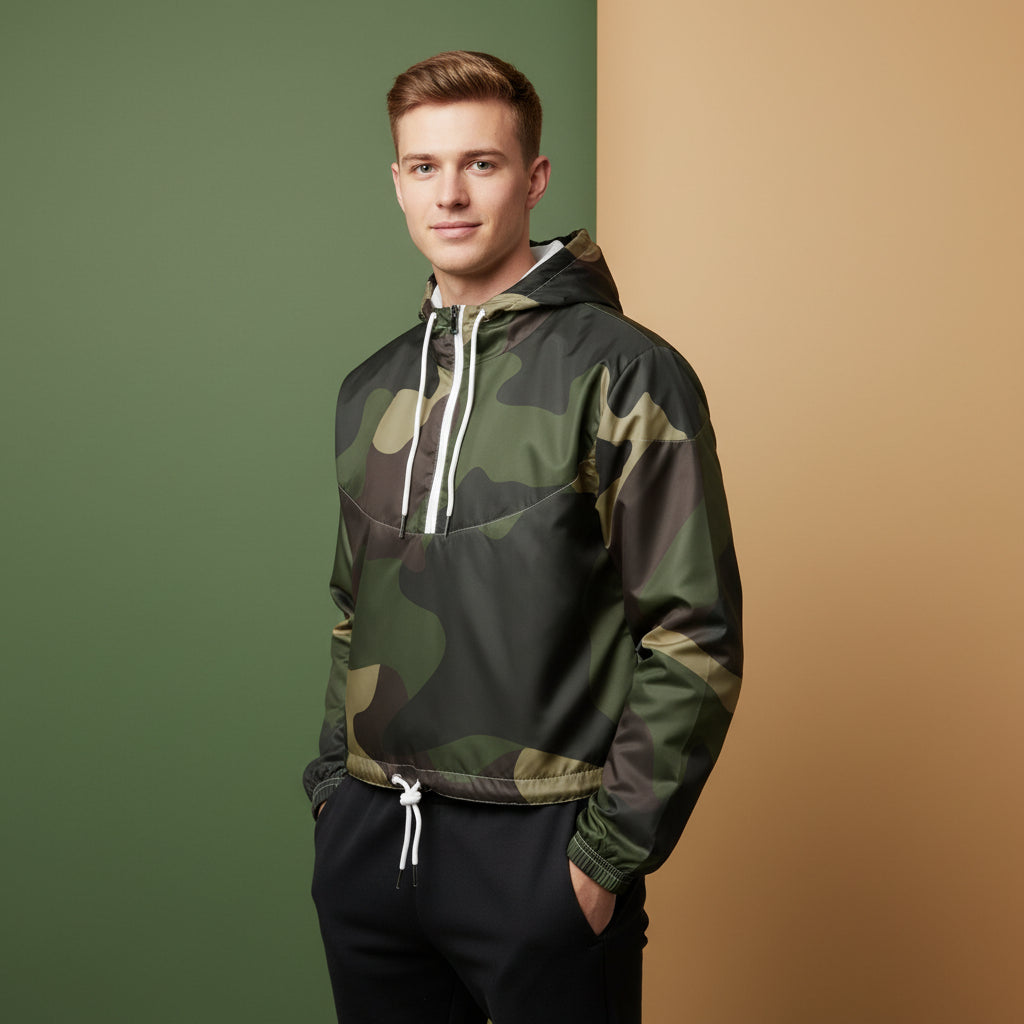 Windbreaker Camo Jacket | Women&