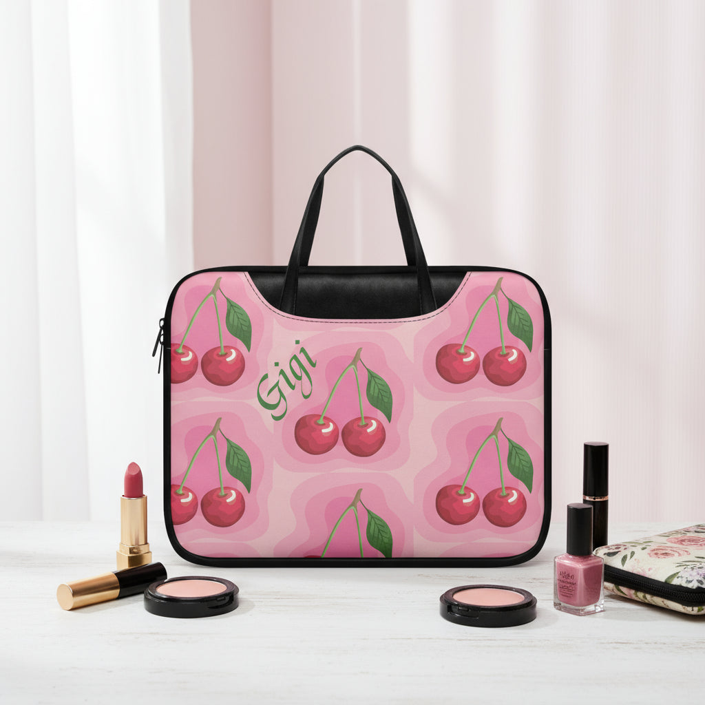 Pink Laptop Bag | Custom 16 Inch Leather Computer Sleeve