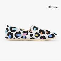 Women's Multi Color Leopard Print Canvas Shoes