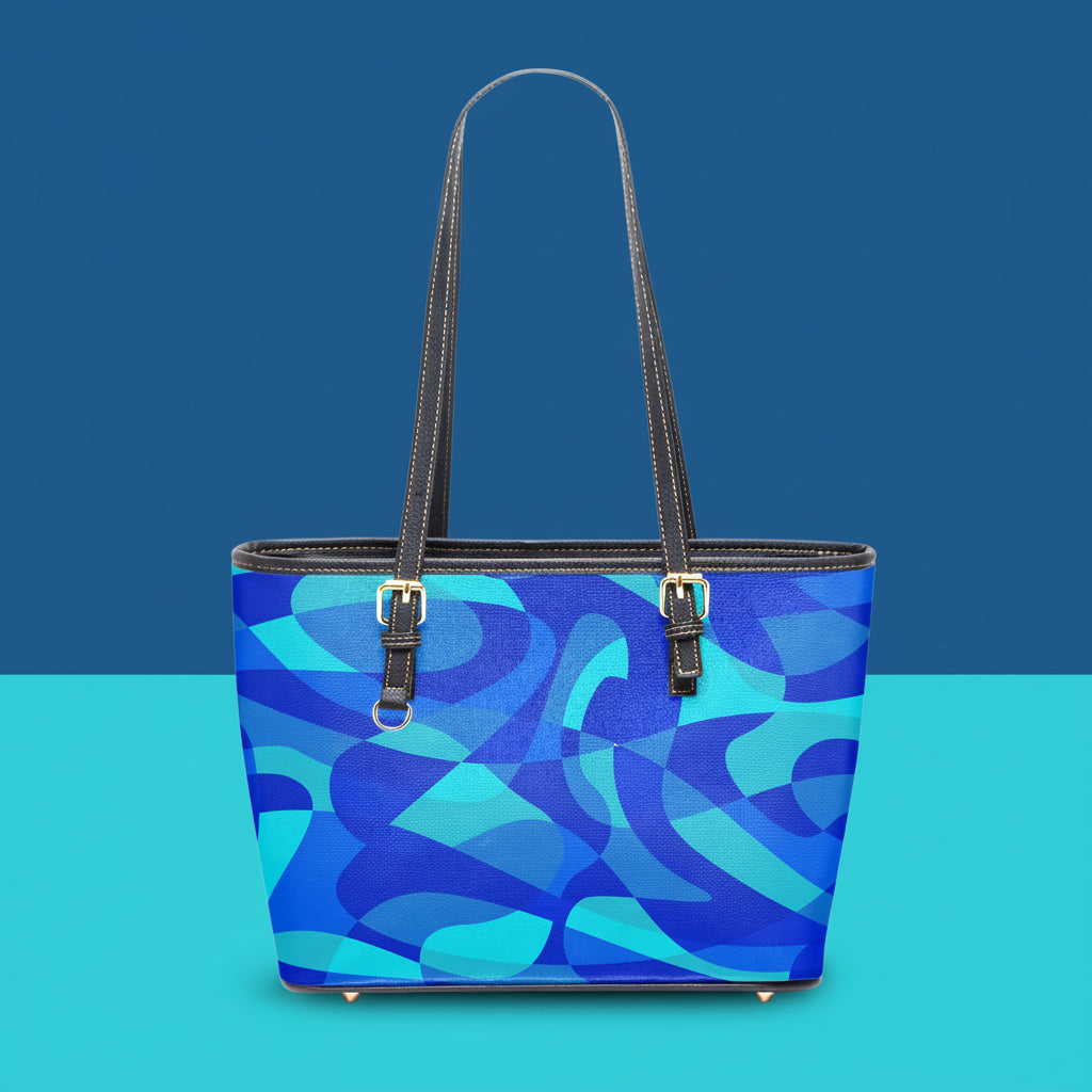 Blue Colour Handbags | Blue Leather Handbag