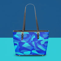 Blue Colour Handbags | Blue Leather Handbag
