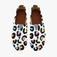 Women's Multi Color Leopard Print Canvas Shoes