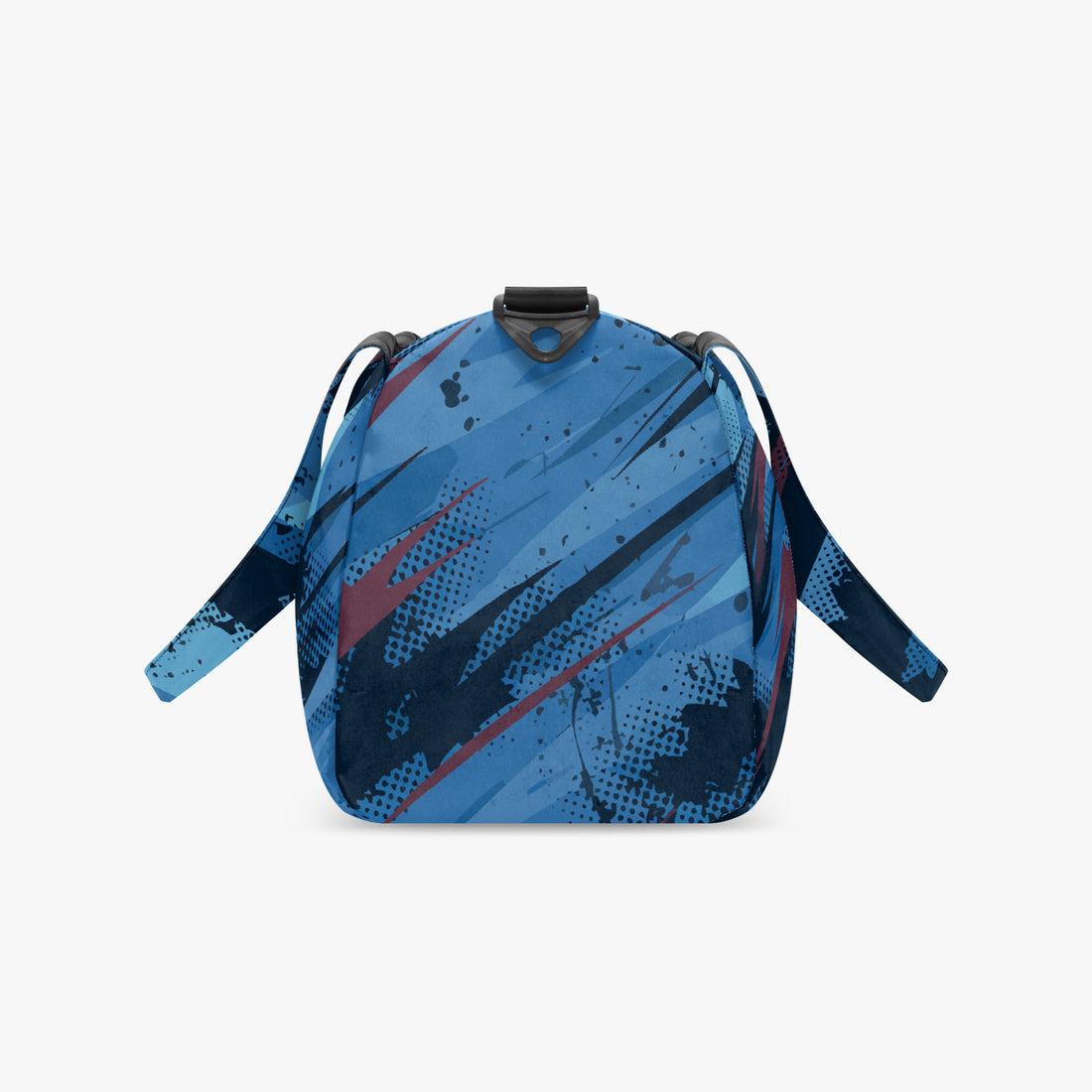Gym Bag For Men in Blue Abstract Canvas
