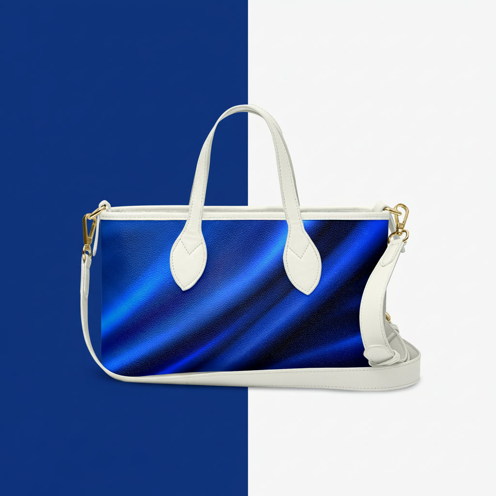 Royal Blue Leather Handbag | Blue Mini Handbag
