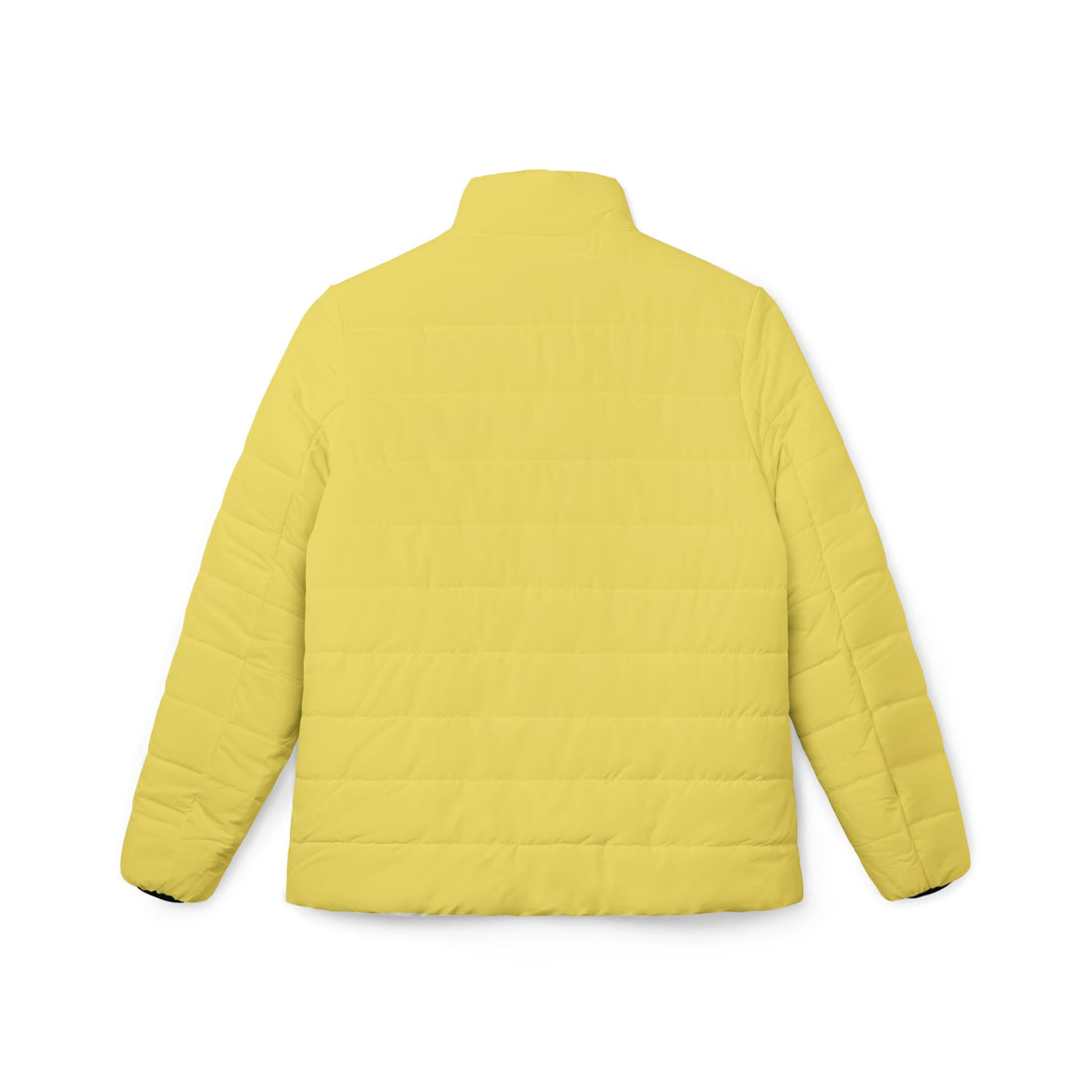 Yellow Puffer Coat | Bright Plain Yellow Insulated Jacket