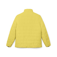 Yellow Puffer Coat | Bright Plain Yellow Insulated Jacket