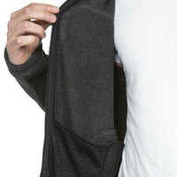 Trespass Jynx fleece jacket interior showing dark lining and mesh pocket