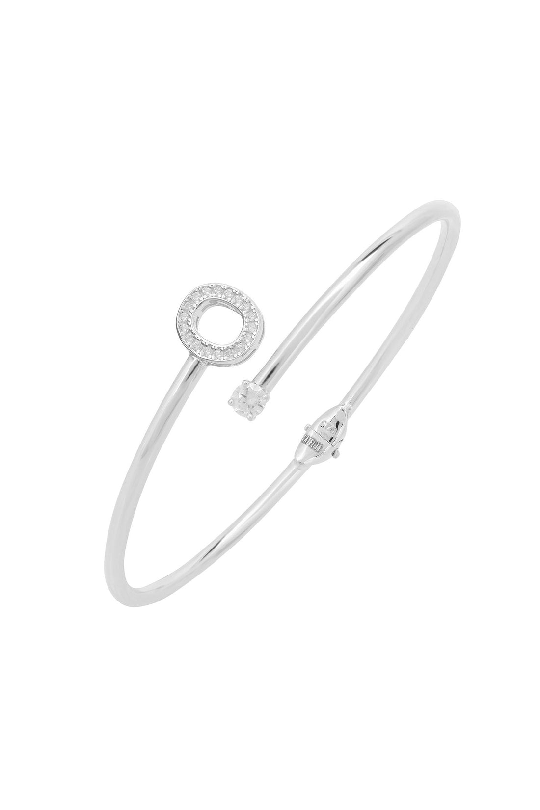 Initial Bangle Silver O-0