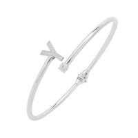 Initial Bangle Silver Y-0