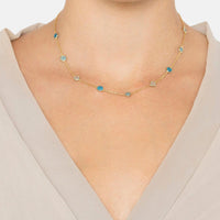 Sardinia Necklace Gold The Blues-1