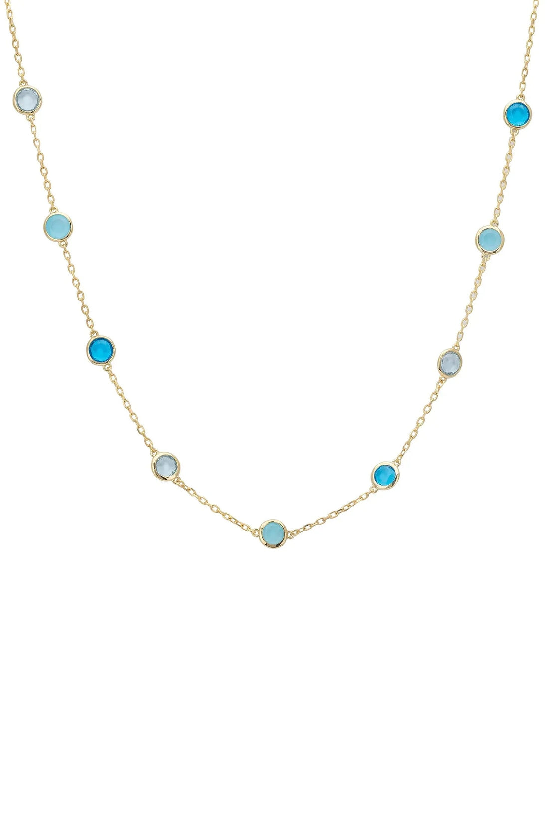 Sardinia Necklace Gold The Blues-0