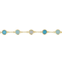 Sardinia Bracelet Gold The Blues-2