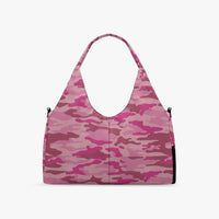 Women's Pink Camo Gym Bag in Canvas
