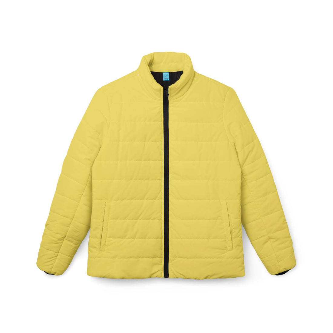 Yellow Puffer Coat | Bright Plain Yellow Insulated Jacket