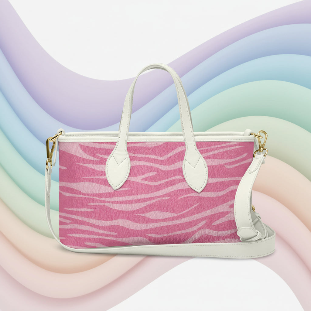 Pink Zebra Handbag | Pink Mini Handbag