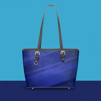 Royal Blue Tote Handbag | Blue Leather Handbag