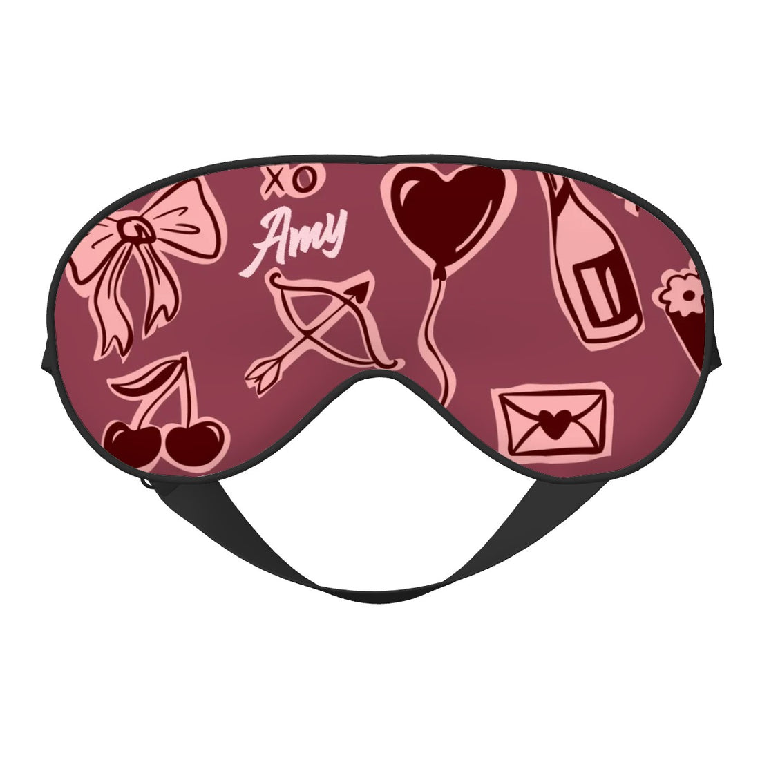 Custom Spa Gift Set | Romantic Cherry Ribbon & Bow Print Kit