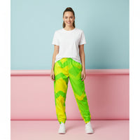 Green Track Pants | Unisex Lightweight Streetwear Joggers