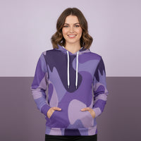 Purple Camo Hoodie | Unisex Streetwear Pullover