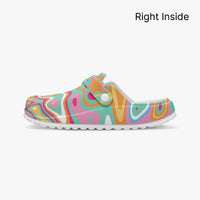 Women's Multi Colour Abstract Patterned EVA Clogs