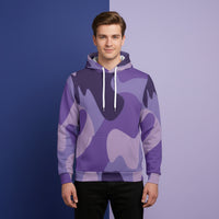 Purple Camo Hoodie | Unisex Streetwear Pullover