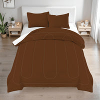 Queen Brown Comforter Set