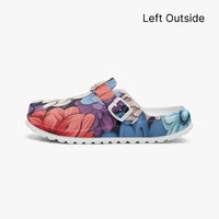 Women's Blue Floral EVA Clogs