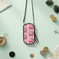 Zip Around Passport Wallet | Personalized Pink Cherry Travel Organizer