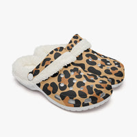 Leopard Print Clogs Unisex Funky Work Shoes