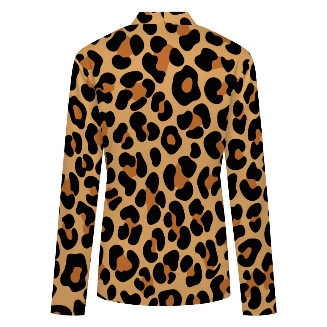 Leopard Print Cardigan Womens Classic Brown Lightweight V Neck Sweater