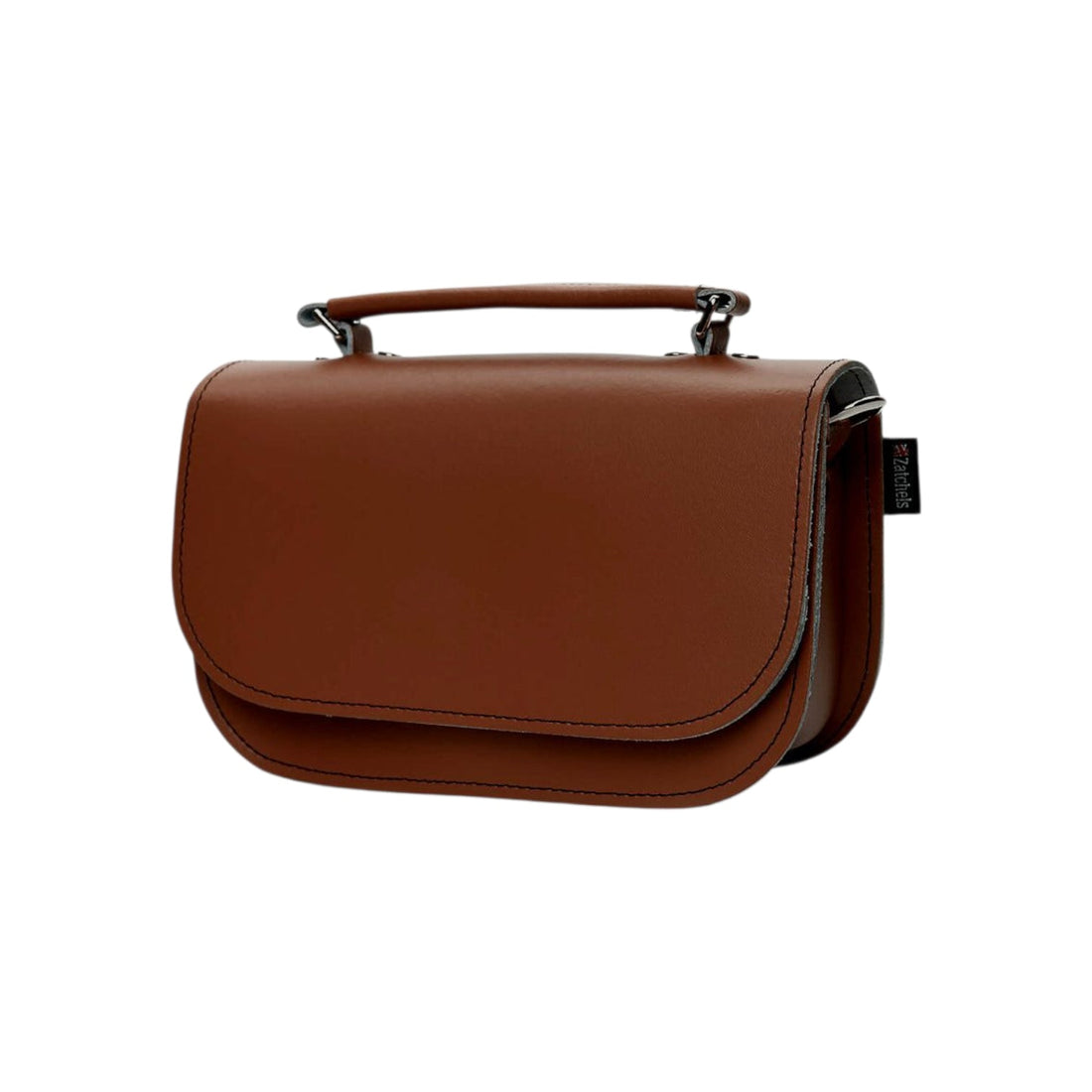 Aura Handmade Leather Bag - Chestnut-2