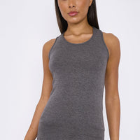 Charcoal Racerback Vest Top-2
