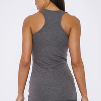 Charcoal Racerback Vest Top-4