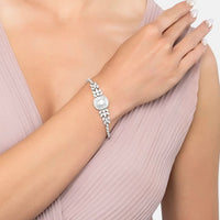Countess Gemstone Bracelet Moissanite Silver-1
