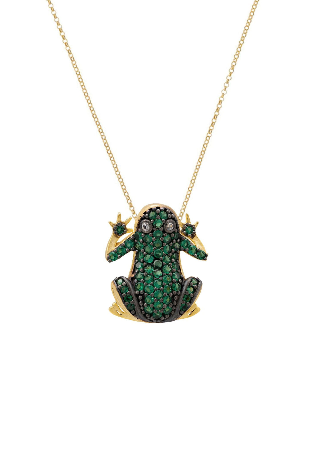 Frog Prince Necklace Gold-0