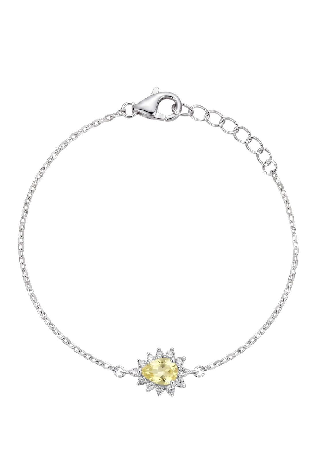 Phillippa Bracelet Yellow Topaz Silver-3