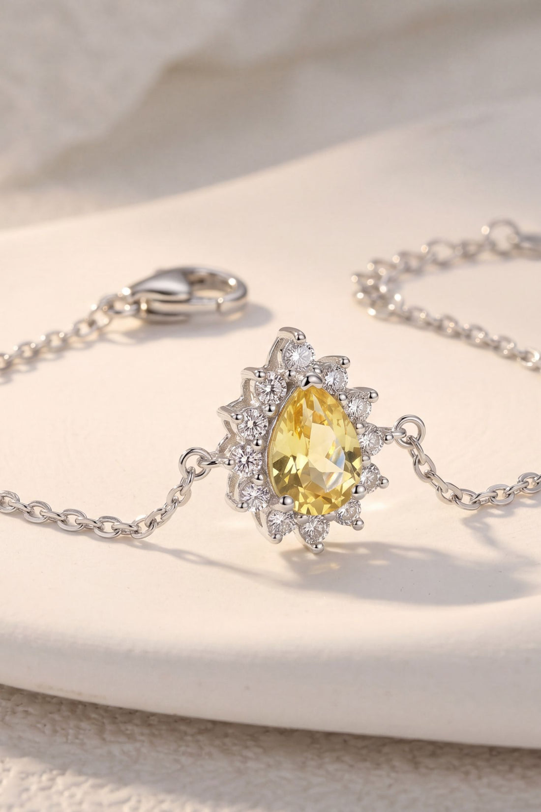 Phillippa Bracelet Yellow Topaz Silver-2