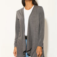 Charcoal Waterfall Cardigan-0