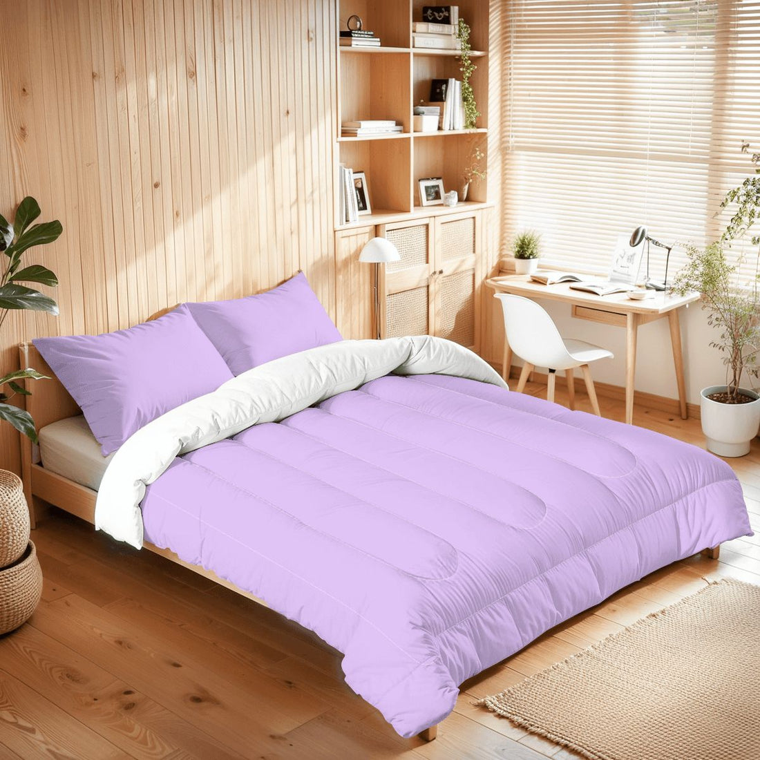 Lavender Pastel Queen Comforter Set