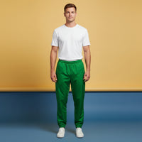 Dark Green Track Pants | Unisex All-Over Print Streetwear Joggers