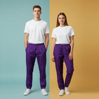 Track Pants Purple | Unisex Aesthetic Streetwear Joggers