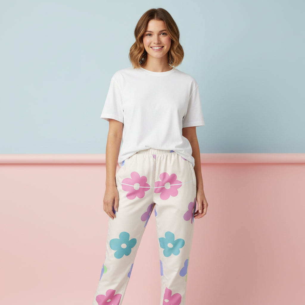 Tracksuit Floral | Unisex All-Over Print Streetwear Joggers