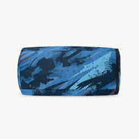 Gym Bag For Men in Blue Abstract Canvas