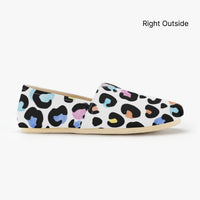 Women's Multi Color Leopard Print Canvas Shoes