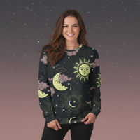 Sun and Moon Sweater | Aesthetic Celestial Pattern Unisex Pullover