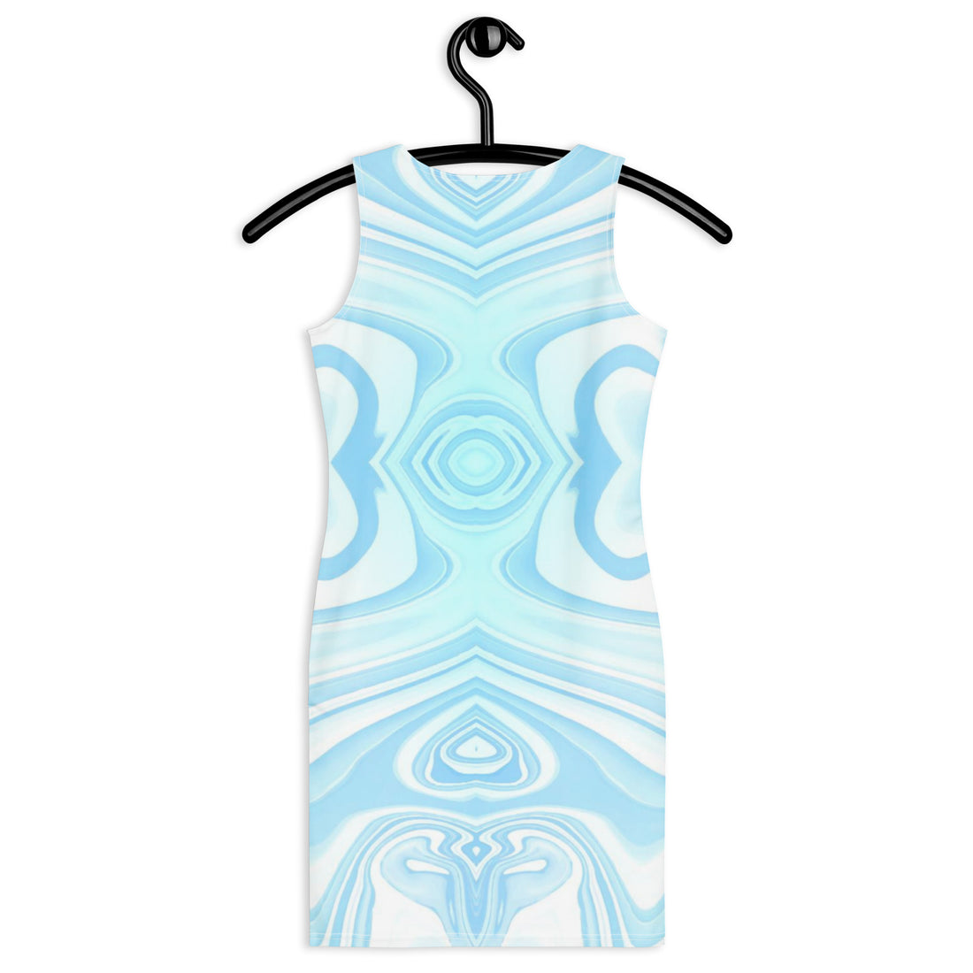 blue marble bodycon dress Talisa