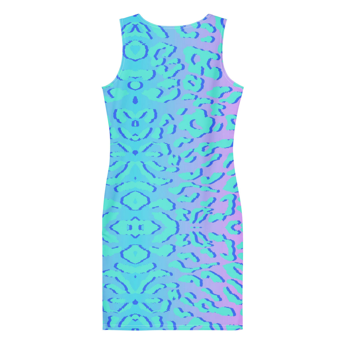 Pink and Blue Leopard Print Mini Bodycon Dress – TheCherryStopShop