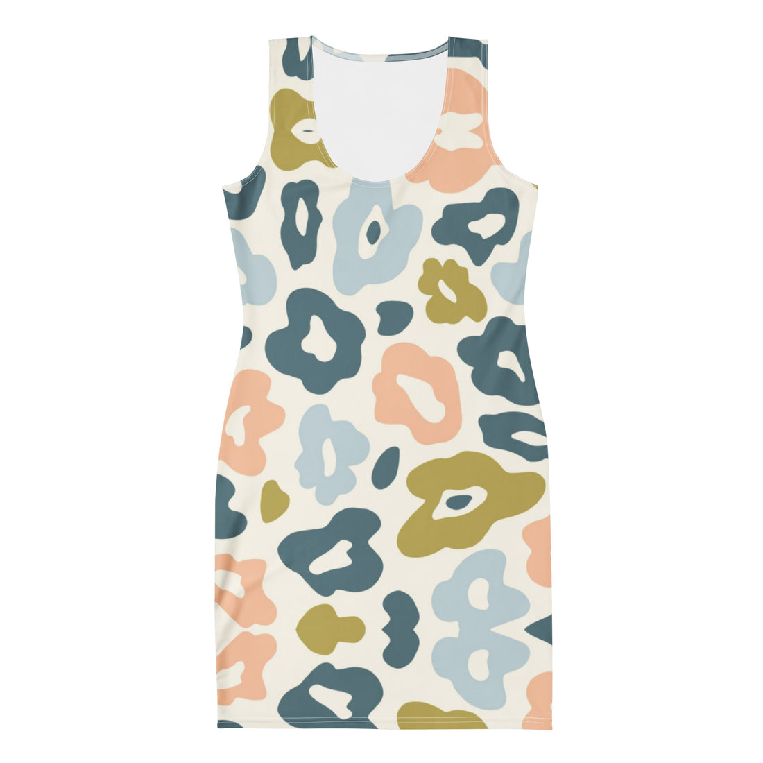pastel bodycon dresses Bodycon Slimming Dress | Pastel Peach | Premium Luxe | XS - XL | Shop Frazer Living Athleisure Clothing