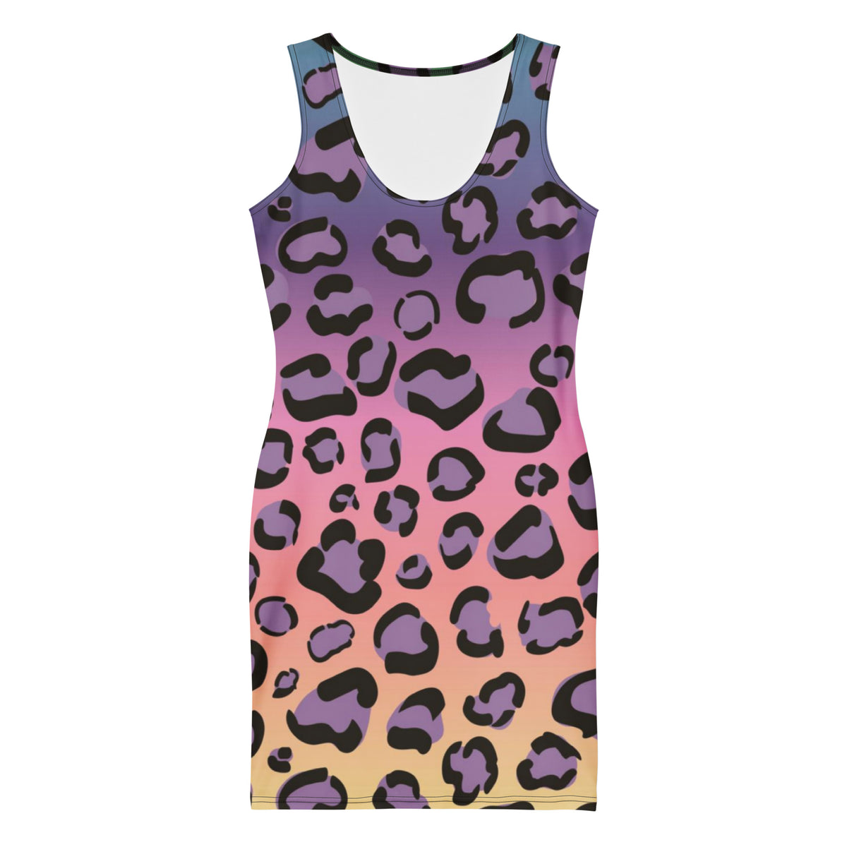 Dark Multi Color Leopard Print Mini Bodycon Dress – TheCherryStopShop